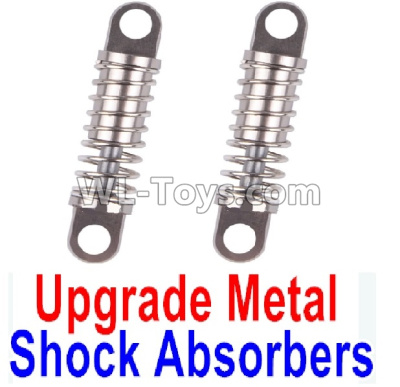 Wltoys K999 Upgrade Metal Shock Absorbers(2pcs)-Gray,1:28 Wltoys K999 Rc Car Spare Parts Replacement accessories,K999 On Road Drift Racing Truck Car Parts