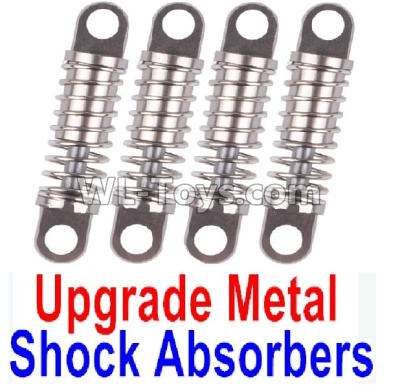 Wltoys K999 Upgrade Metal Shock Absorbers(4pcs)-Gray,1:28 Wltoys K999 Rc Car Spare Parts Replacement accessories,K999 On Road Drift Racing Truck Car Parts