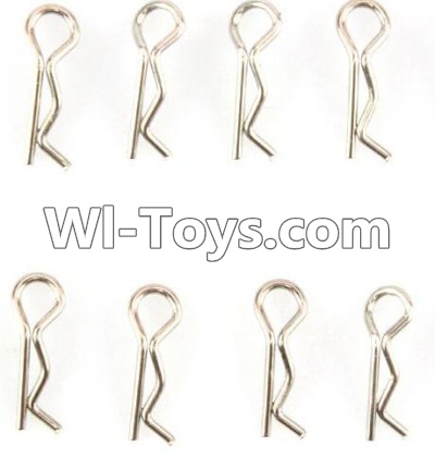 Wltoys K989 Clips,R Clip,sR-type pin(8PCS) For WLtoys K989 1:28 rc Drift Car Parts desert Off Road Buggy parts