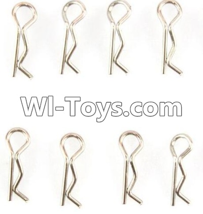 Wltoys K999 Clips,R-Clips,R-type pin(8PCS) For WLtoys K999 1:28 rc Drift Car Parts desert Off Road Buggy parts