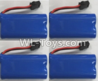 Wltoys L219 Spare Parts-01-03 0449 Official 6.4V 700mah Battery(4pcs),Wltoys L219 Rc Car Spare Parts Replacement Accessories,1:10 L219 RC Racing Car Trcuk parts