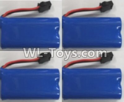 Wltoys L229 Spare Parts-01-03 0449 Official 6.4V 700mah Battery(4pcs),Wltoys L229 Rc Car Spare Parts Replacement Accessories,1:10 L229 RC Racing Car Trcuk parts