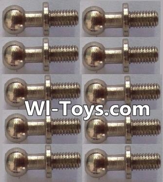 Wltoys L323 Ball head screws(10pcs)-φ4.9X13mm,Wltoys L323 RC Car Spare Parts Replacement Accessories,Wltoys 1/10 Scale 4wd,2.4G L323 rc racing car Parts,On Road Drift Racing Truck Car Parts