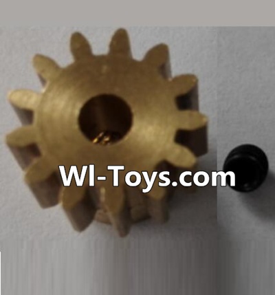 Wltoys L323 P949-27 13T Motor Gear(13 Teeth)-hole diameter 3.17mm,M-0.8,Wltoys L323 RC Car Spare Parts Replacement Accessories,Wltoys 1/10 Scale 4wd,2.4G L323 rc racing car Parts,On Road Drift Racing Truck Car Parts