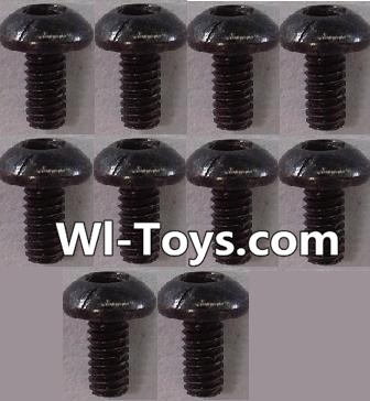 Wltoys L323 Countersunk head Hexagon machine screws(10pcs)-M3x10TMHO,Wltoys L323 RC Car Spare Parts Replacement Accessories,Wltoys 1/10 Scale 4wd,2.4G L323 rc racing car Parts,On Road Drift Racing Truck Car Parts