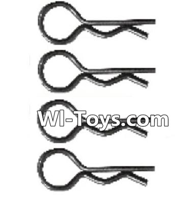 Wltoys L323 K939-49 R-Shape Pin(4pcs)-1x16.5MM,Wltoys L323 RC Car Spare Parts Replacement Accessories,Wltoys 1/10 Scale 4wd,2.4G L323 rc racing car Parts,On Road Drift Racing Truck Car Parts