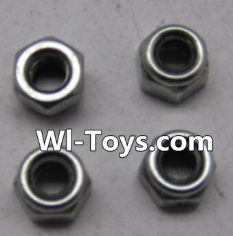 Wltoys L323 L959-65 M4 lock nut(4pcs),Wltoys L323 RC Car Spare Parts Replacement Accessories,Wltoys 1/10 Scale 4wd,2.4G L323 rc racing car Parts,On Road Drift Racing Truck Car Parts