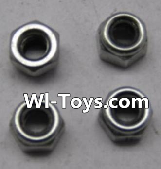 Wltoys L323 K949-108 M2.5 lock nut(4pcs),Wltoys L323 RC Car Spare Parts Replacement Accessories,Wltoys 1/10 Scale 4wd,2.4G L323 rc racing car Parts,On Road Drift Racing Truck Car Parts