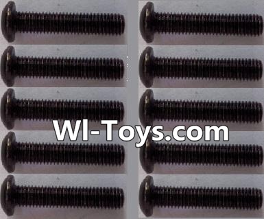 Wltoys L323 A929-72 pan head Hexagon head screws(10pcs)-M3x16TMHO,Wltoys L323 RC Car Spare Parts Replacement Accessories,Wltoys 1/10 Scale 4wd,2.4G L323 rc racing car Parts,On Road Drift Racing Truck Car Parts