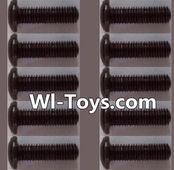 Wltoys L323 A929-74 pan head Hexagon head screws(10pcs)-M3x12TMHO,Wltoys L323 RC Car Spare Parts Replacement Accessories,Wltoys 1/10 Scale 4wd,2.4G L323 rc racing car Parts,On Road Drift Racing Truck Car Parts