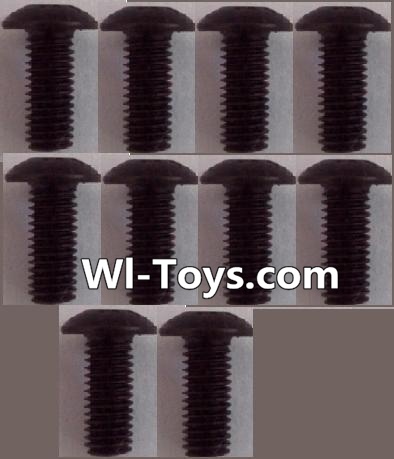 Wltoys L323 A929-81 pan head Hexagon head screws(10pcs)-M3x8TMHO,Wltoys L323 RC Car Spare Parts Replacement Accessories,Wltoys 1/10 Scale 4wd,2.4G L323 rc racing car Parts,On Road Drift Racing Truck Car Parts