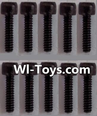 Wltoys L323 K939-63 Cup head Hexagon machine screws(10pcs)-M3x8,Wltoys L323 RC Car Spare Parts Replacement Accessories,Wltoys 1/10 Scale 4wd,2.4G L323 rc racing car Parts,On Road Drift Racing Truck Car Parts