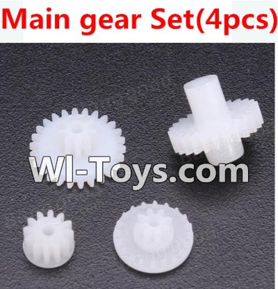 Wltoys L929 Gear Set(4pcs),Wltoys L929 Mini RC Car parts,1:24 rc car and rc racing car Parts