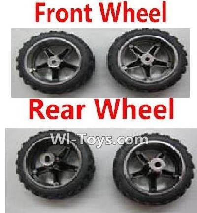Wltoys L939 Front Wheel(2pcs) & Rear Wheel(2pcs),Wltoys L939 Mini rc car Parts,1/24 rc car and rc racing car Parts