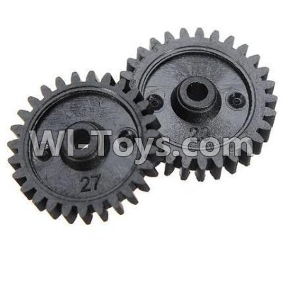 Wltoys P929 Reduction gear(2PCS) For WLtoys P929 1:28 rc Drift Car Parts P929 RC desert Off Road Buggy parts