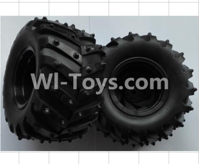 Wltoys P949 P949-02 Rear Wheel unit(2pcs),Wltoys P949 RC Tractor Car Spare Parts Replacement Accessories,1:10 Scale 4wd P949 RC Tractor Truck parts,RC Tractor Racing car Parts