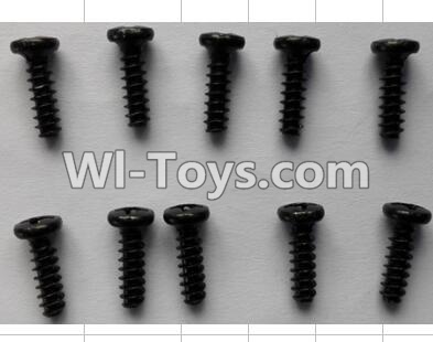 Wltoys P949 P949-25 Round Head self-tapping Screws(10pcs)-M3X10,Wltoys P949 RC Tractor Car Spare Parts Replacement Accessories,1:10 Scale 4wd P949 RC Tractor Truck parts,RC Tractor Racing car Parts