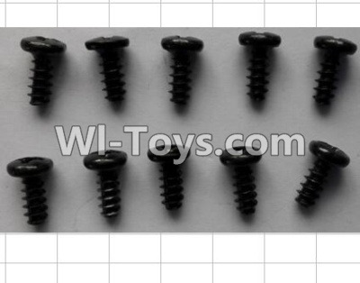Wltoys P949 P949-35 Round Head self-tapping Screws(10pcs)-M3X7,Wltoys P949 RC Tractor Car Spare Parts Replacement Accessories,1:10 Scale 4wd P949 RC Tractor Truck parts,RC Tractor Racing car Parts