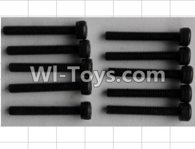 Wltoys P949 P949-40 Cup head Inner six angle screw(10pcs)-M3X22,Wltoys P949 RC Tractor Car Spare Parts Replacement Accessories,1:10 Scale 4wd P949 RC Tractor Truck parts,RC Tractor Racing car Parts