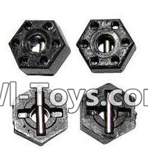 Hosim S912 12mm Hexagonal round Adapter,12mm Hexagonal round Seat(Total 4pcs) Parts-ZJ07,Hosim S912 Parts RC Monster Truck Spare parts