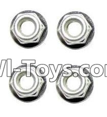 Hosim S912 Screws-Anti-loose Screw nut(4pcs) Parts-WJ02,Hosim S912 Parts RC Monster Truck Spare parts