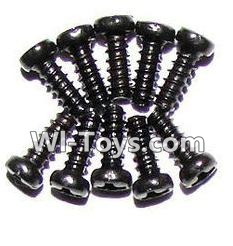 Hosim S912 Screws-Countersunk head screws(M2.3x6)-10PCS Parts-LS04,Hosim S912 Parts RC Monster Truck Spare parts