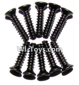 Hosim S912 Screws-Countersunk head screws(M2.3x10)-10PCS Parts-LS05,Hosim S912 Parts RC Monster Truck Spare parts