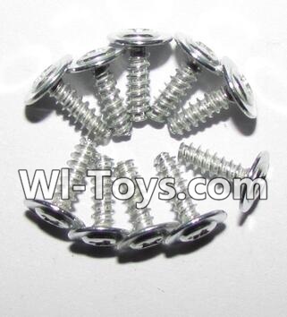 Hosim S912 Screws-Round head screws with meson(M2.6x7x7)-10PCS Parts-LS13,Hosim S912 Parts RC Monster Truck Spare parts