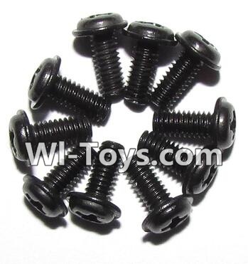 Hosim S912 Screws-Round head screws with meson(M2.5x6x5)-10PCS Parts-LS14,Hosim S912 Parts RC Monster Truck Spare parts