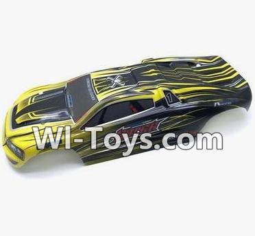 Hosim S912 Body Shell-Car canopy,Shell cover Parts-Yellow-SJ02,Hosim S912 Parts RC Monster Truck Spare parts