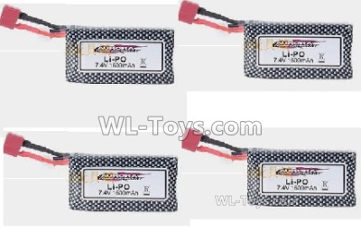 Hosim 9135 Battery-4pcs-QDJ02 Official 7.4V 1000mah battery(4pcs),Hosim 9135 Parts