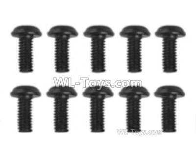 Hosim 9135 LS14 Round head screw(10pcs)-2.5x6x5PWMHO,Hosim 9135 Parts