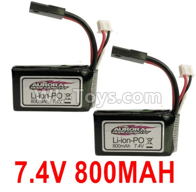 Hosim 9136 Battery-7.4V 800MAH Battery(2pcs)-DJ03,Hosim 9136 Parts