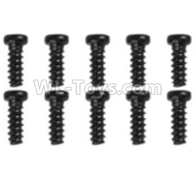 Hosim 9136 screws parts-LS02 Round head screw(10pcs)-2.3x12PBHO,Hosim 9136 Parts