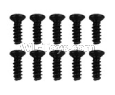Hosim 9136 screws parts-LS04 Flat head screw(10pcs)-2.6x6PBHO,Hosim 9136 Parts