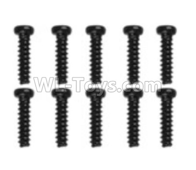 Hosim 9136 screws parts-LS09 Round head screw(10pcs)-2.6x7PBHO,Hosim 9136 Parts