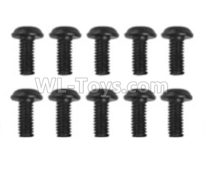 Hosim 9136 screws parts-LS14 Round head screw(10pcs)-2.5x6x5PWMHO,Hosim 9136 Parts