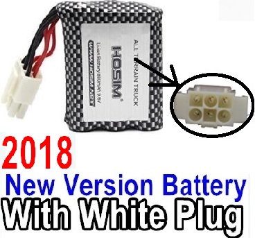 Foxx S911 Battery-2018 New version 9.6V 800MAH Battery with 6-Wire White color plug Parts-,Foxx S911 RC Car Parts,S911 foxx v2 1/12 Parts