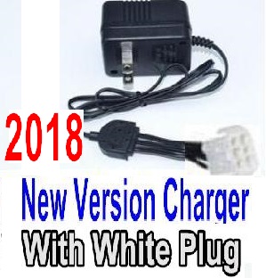 Foxx S911 Charg-2018 New version Charger-US Converter Socket with 6-Wire White Plug Parts,Foxx S911 RC Car Parts,S911 foxx v2 1/12 Parts