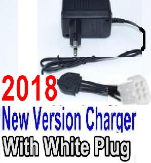Foxx S911 Chargr-2018 New version Charger-US Converter Socket with 6-Wire White Plug Parts,Foxx S911 RC Car Parts,S911 foxx v2 1/12 Parts