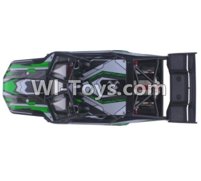 XinleHong Toys 9120 SJ02 Car canopy,Car Shell cover-Green,JYRC XinleHong Toys 9120 Racing Sprint RC Monster Truck Spare parts Accessories,9120 1:12 4WD Brush High Speed Buggy Parts