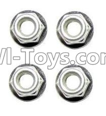XinleHong Toys 9120 WJ02 Anti-loose Screw nut(4pcs),JYRC XinleHong Toys 9120 Racing Sprint RC Monster Truck Spare parts Accessories,9120 1:12 4WD Brush High Speed Buggy Parts