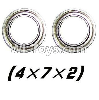 XinleHong Toys 9120 WJ08 Bearing-4x7x2mm-2pcs,JYRC XinleHong Toys 9120 Racing Sprint RC Monster Truck Spare parts Accessories,9120 1:12 4WD Brush High Speed Buggy Parts