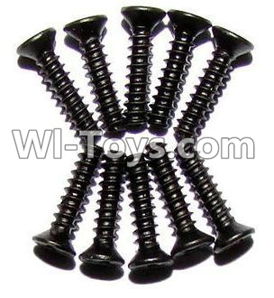 XinleHong Toys 9120 LS05 Countersunk head screws(M2.3x10)-10PCS,JYRC XinleHong Toys 9120 Racing Sprint RC Monster Truck Spare parts Accessories,9120 1:12 4WD Brush High Speed Buggy Parts