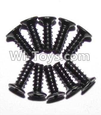 XinleHong Toys 9120 LS09 Round head screws(M2.6x7)-10PCS,JYRC XinleHong Toys 9120 Racing Sprint RC Monster Truck Spare parts Accessories,9120 1:12 4WD Brush High Speed Buggy Parts
