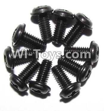 XinleHong Toys 9120 LS14 Round head screws with meson(M2.5x6x5)-10PCS,JYRC XinleHong Toys 9120 Racing Sprint RC Monster Truck Spare parts Accessories,9120 1:12 4WD Brush High Speed Buggy Parts