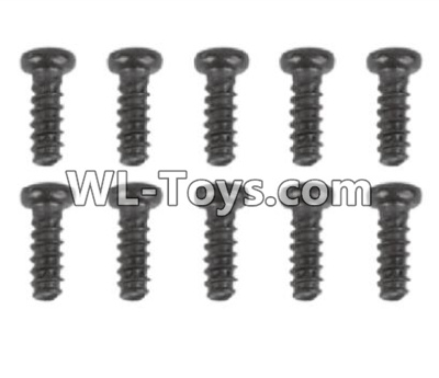 XinleHong Toys 9125 Screws-Pan head Cross recessed screws(10PCS)-2.6×10PBHO Parts-LS01,XinleHong 9125 Parts