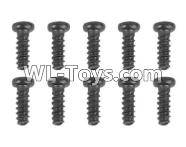 XinleHong Toys 9125 Screws-Pan head Cross recessed screws(10PCS)-2.6×7PBHO Parts-LS09,XinleHong 9125 Parts