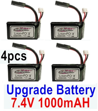 Hosim 9130 Battery,Akku-Upgrade 7.4V 800MAH Battery(4pcs) Parts,Hosim 9130 Parts