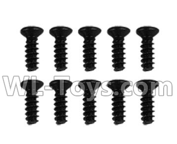 Xinlehong Toys 9130 screws-Flat head Cross recessed screws(10PCS)-2.6×6KBHO Parts-LS04,XinleHong Toys 9130 Parts